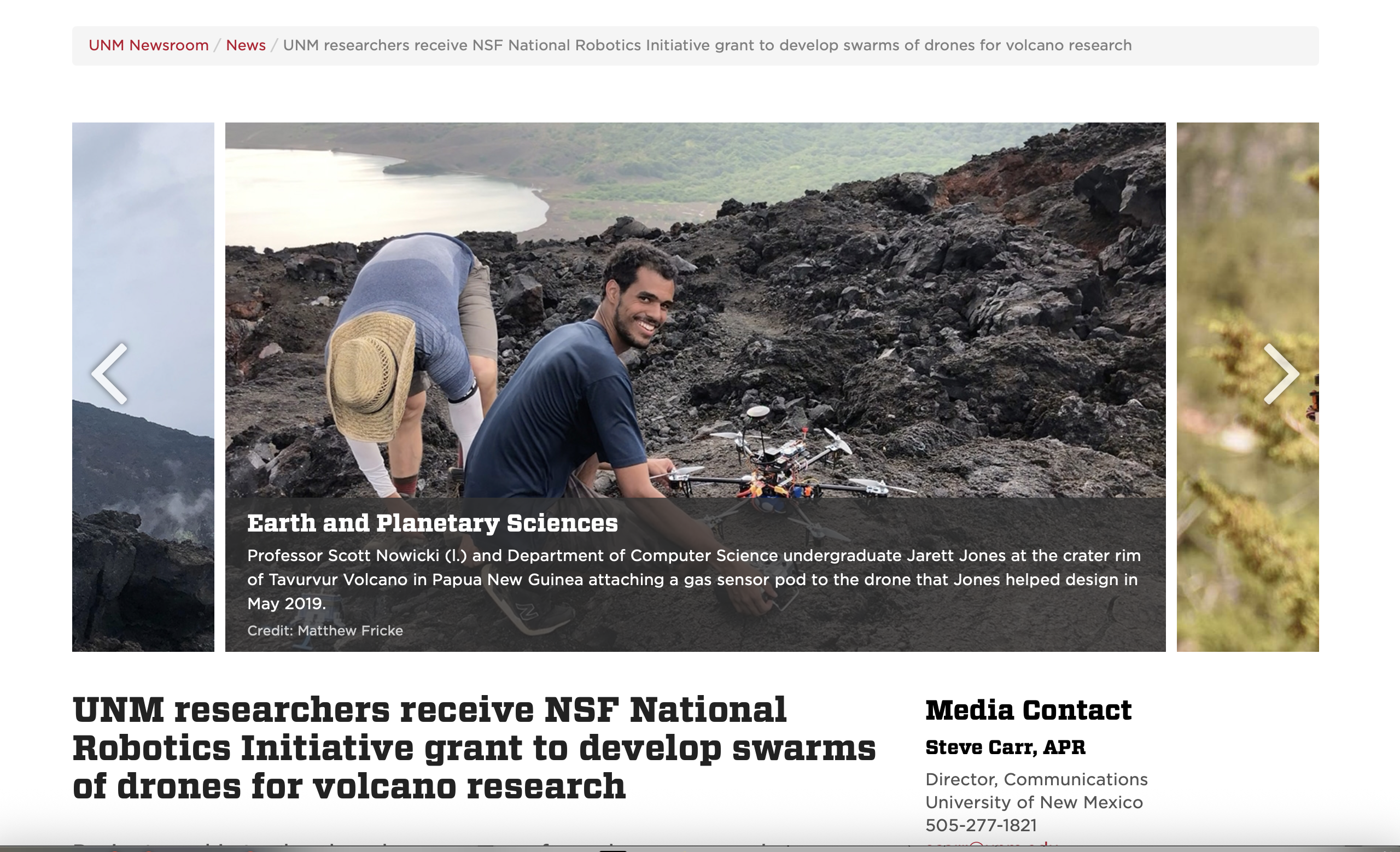 Jarett Jones working on a Drone in Papua New Guinea